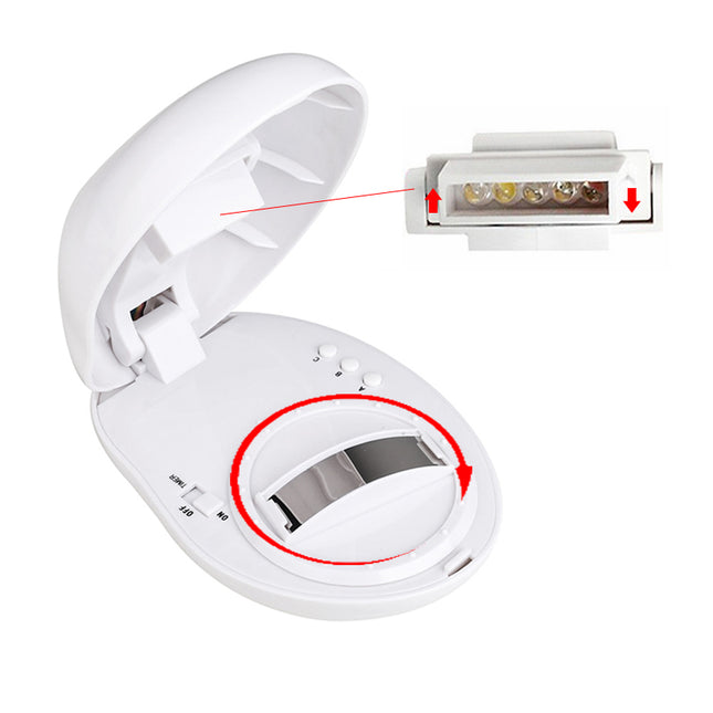 Noční lampa s projekcí duhy