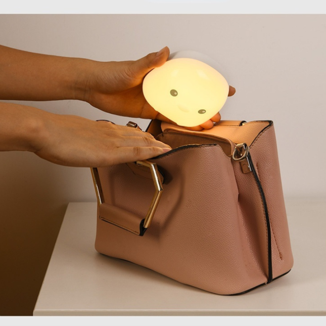 Magnetická noční lampička kuřátko pro děti