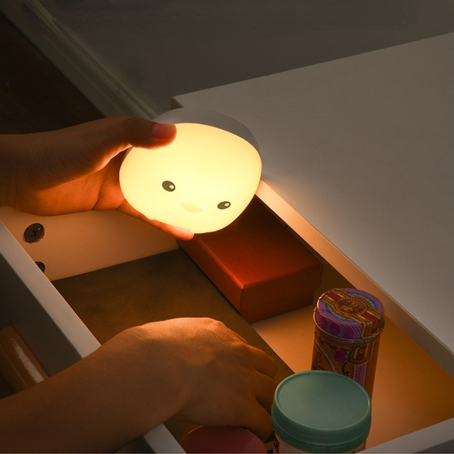Magnetická noční lampička kuřátko pro děti