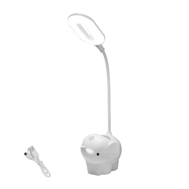 Dětská stolní LED lampička slon stojánek