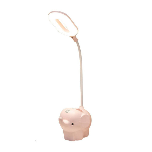 Dětská stolní LED lampička slon stojánek