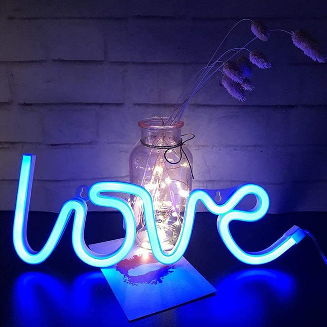 Dekorativní LED neonový nápis Love