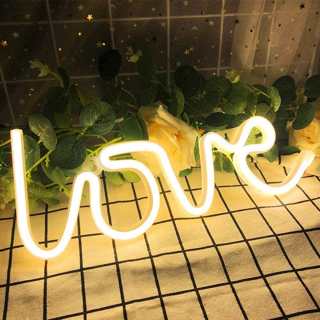 Dekorativní LED neonový nápis Love