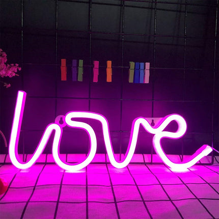 Dekorativní LED neonový nápis Love