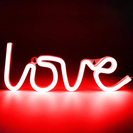 Dekorativní LED neonový nápis Love