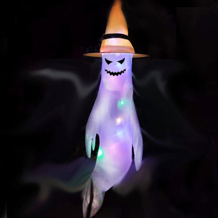 Halloweenská LED dekorace strašidelný duch