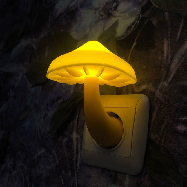 LED noční světlo do zásuvky houba