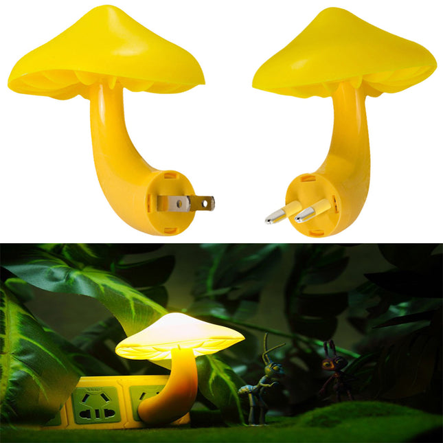 LED noční světlo do zásuvky houba