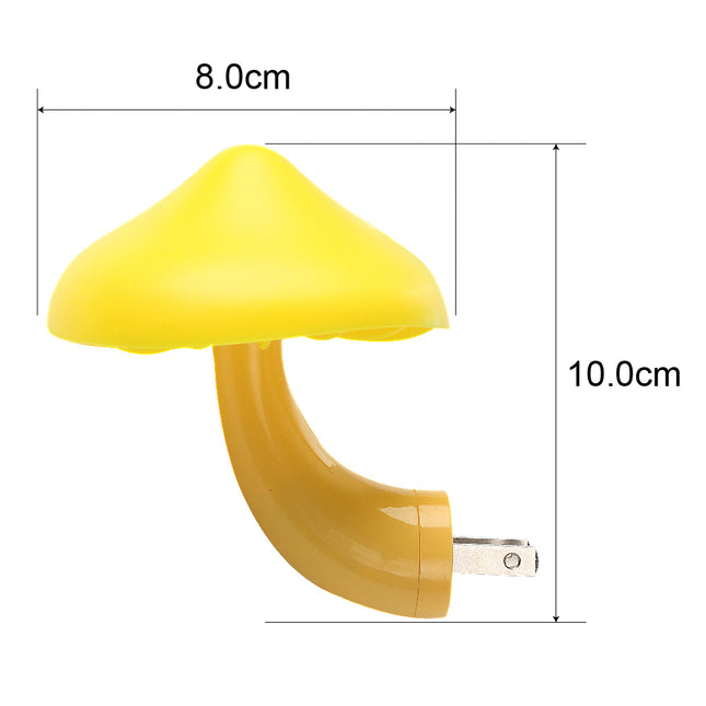 LED noční světlo do zásuvky houba