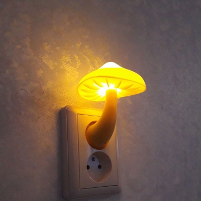 LED noční světlo do zásuvky houba