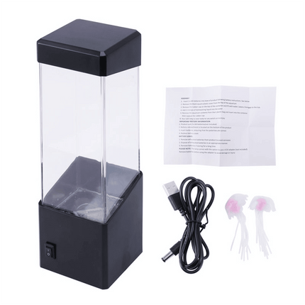 Vícebarevná LED lampa s medúzami