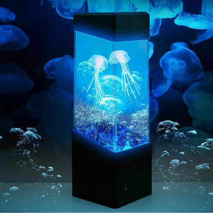 Vícebarevná LED lampa s medúzami
