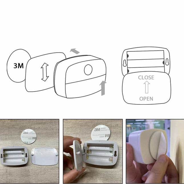 Bezdrátové LED světlo se senzorem pohybu