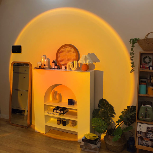 USB projekční lampa západ slunce