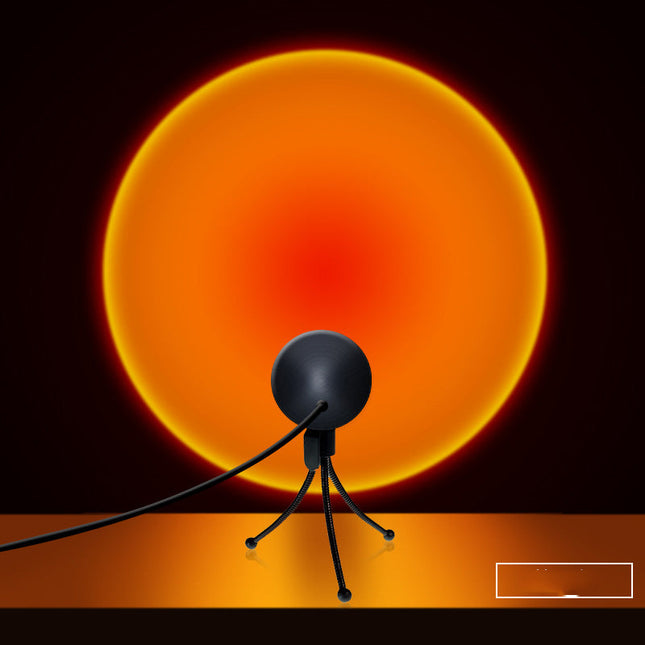 USB projekční lampa západ slunce