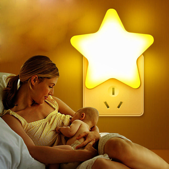 Nástěnné LED světlo hvězda s dálkovým ovládáním