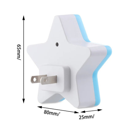 Nástěnné LED světlo hvězda s dálkovým ovládáním