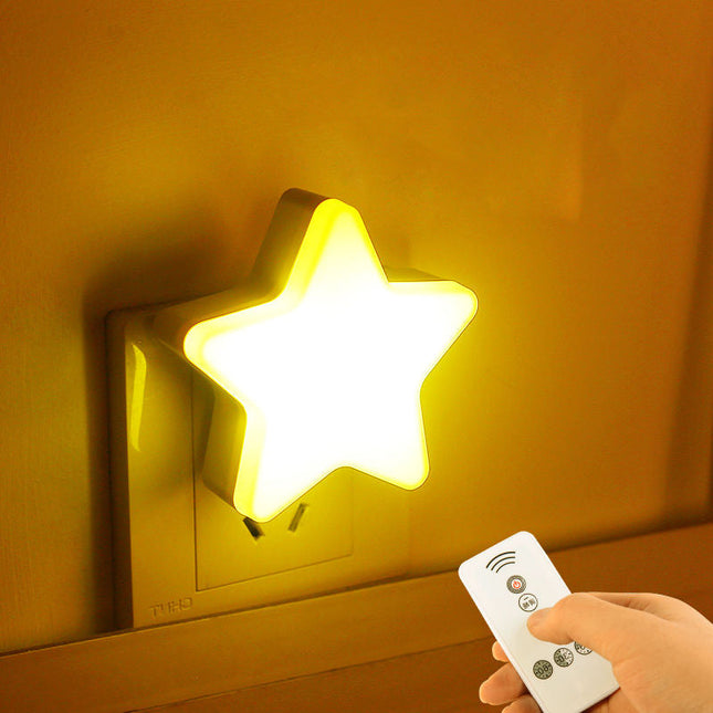 Nástěnné LED světlo hvězda s dálkovým ovládáním