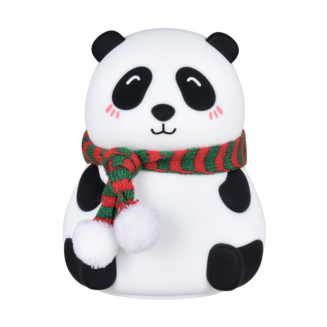 Silikonová noční lampička panda pro děti