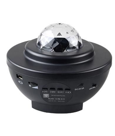 Noční lampa s projektorem polární záře