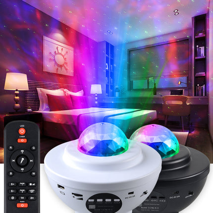 Noční lampa s projektorem polární záře