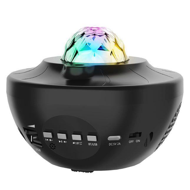 Noční lampa s projektorem polární záře