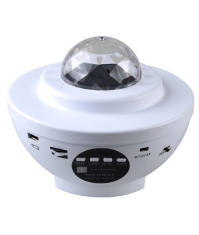 Noční lampa s projektorem polární záře