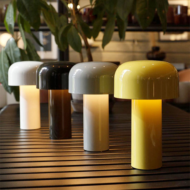 Designová bezdrátová stolní lampa houba