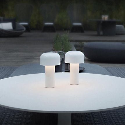 Designová bezdrátová stolní lampa houba