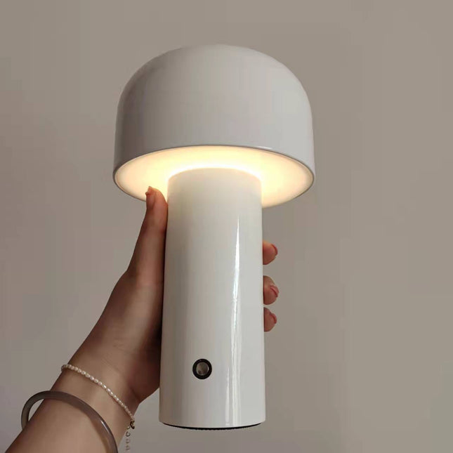 Designová bezdrátová stolní lampa houba