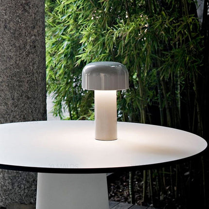 Designová bezdrátová stolní lampa houba