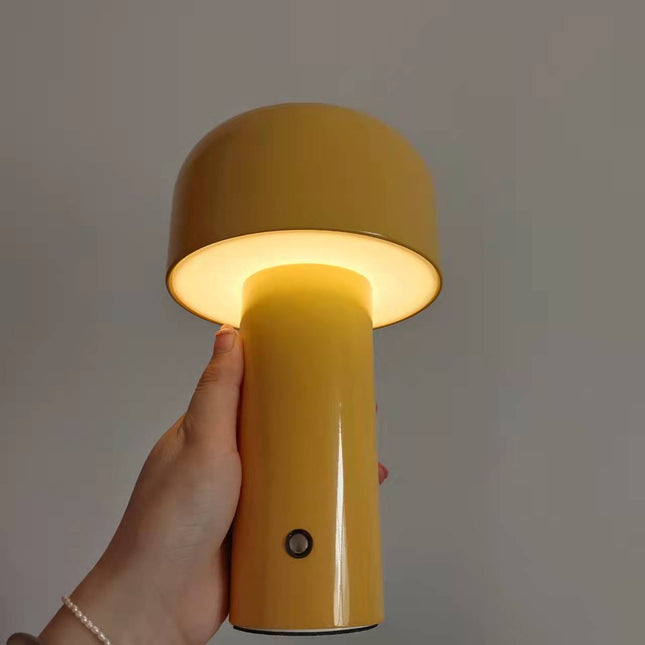 Designová bezdrátová stolní lampa houba
