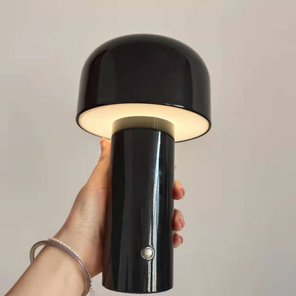 Designová bezdrátová stolní lampa houba