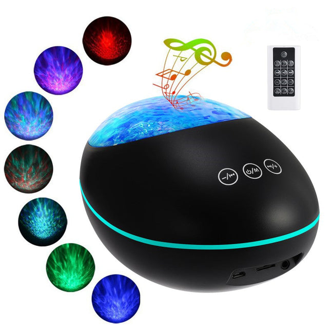 Barevný projektor galaxie s Bluetooth reproduktorem