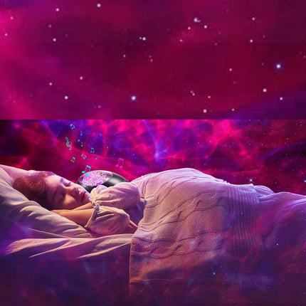 Barevný projektor galaxie s Bluetooth reproduktorem