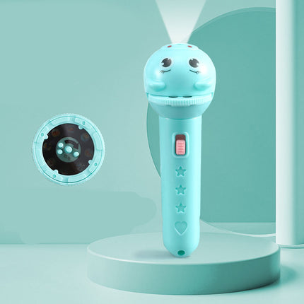 Dětská kapesní baterka s projektorem pohádek