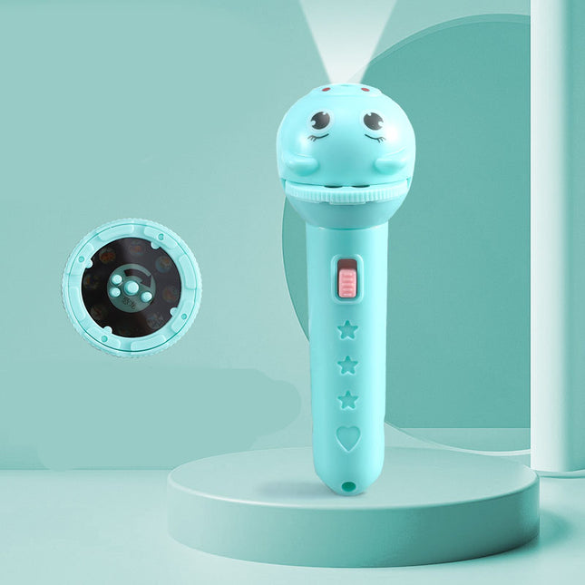 Dětská kapesní baterka s projektorem pohádek