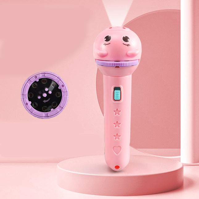 Dětská kapesní baterka s projektorem pohádek