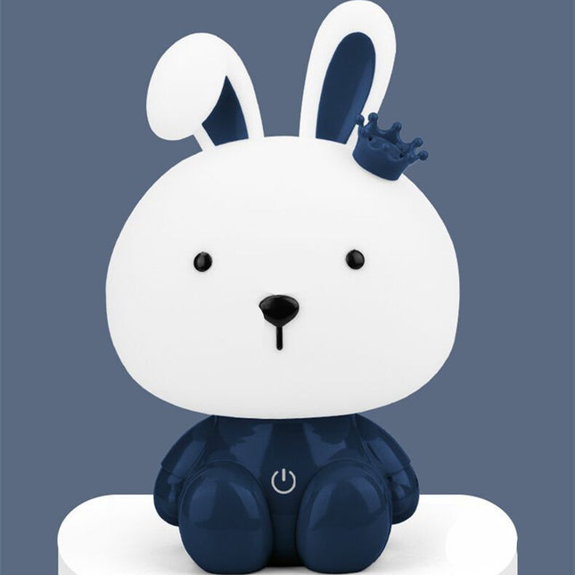 Dětská noční lampička králíček s korunkou