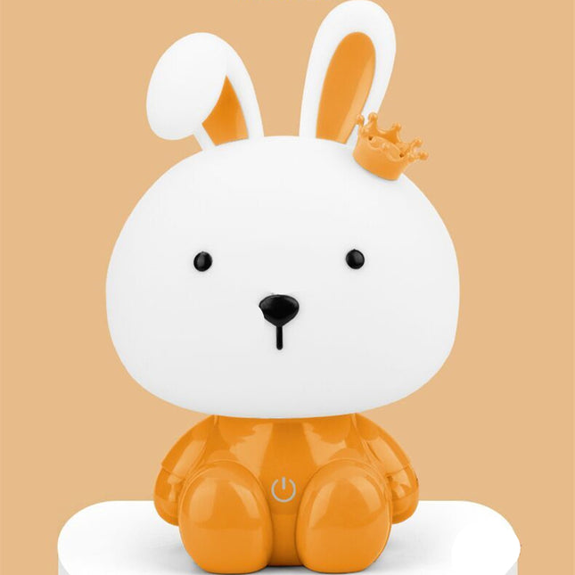 Dětská noční lampička králíček s korunkou