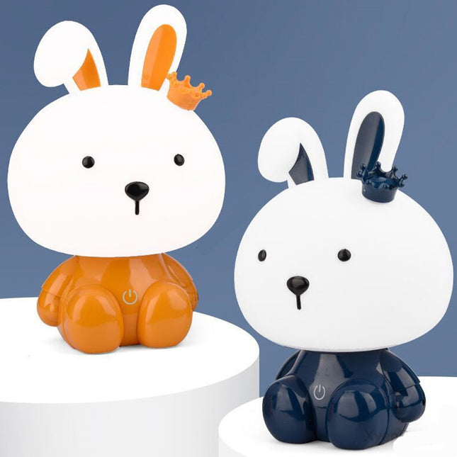 Dětská noční lampička králíček s korunkou