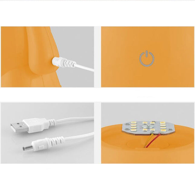 Dětská noční lampička králíček s korunkou