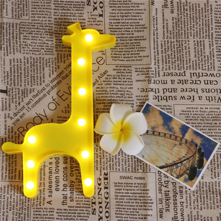 Dekorativní LED lampička ve tvaru žirafy