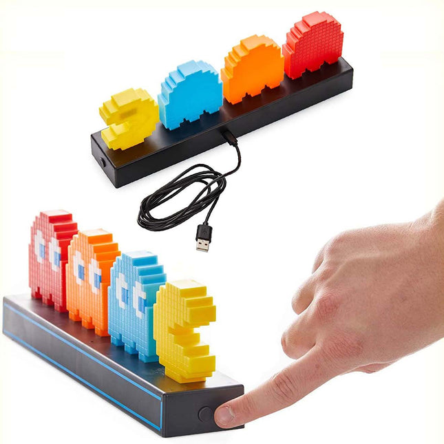 LED lampička Pac-Man duchové retro