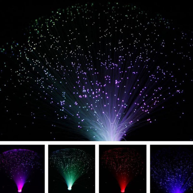Vícebarevná lampa z optických vláken LED