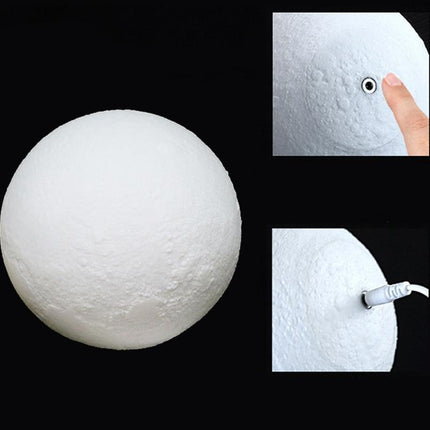 3D LED noční lampa měsíc