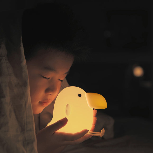 Silikonová LED lampička ve tvaru tukana
