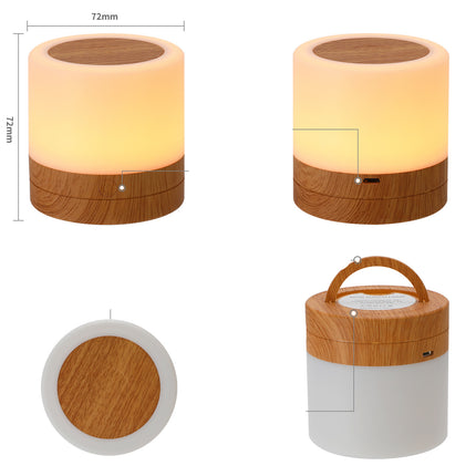 Dotyková noční lampička měnící barvy