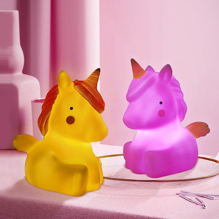 Mini LED noční světlo jednorožec