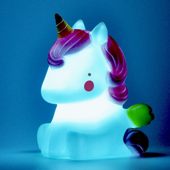 Mini LED noční světlo jednorožec